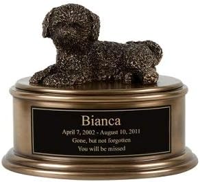bichon frise urn