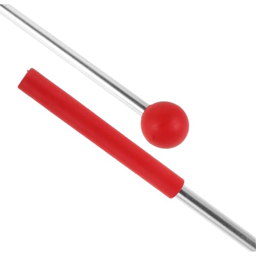 Par de baquetas ligeras para percusión rojo miniatura 7