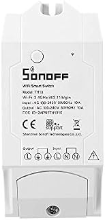 Sonoff TH10 Remote Home Temperature and Humidity Monitoring WiFi Smart Switch for Home