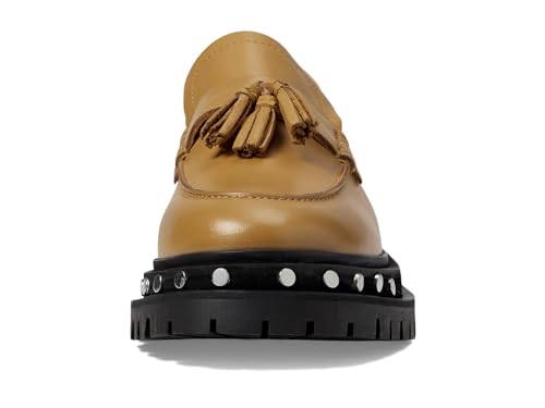 Image of Free People Teagan Tassel Loafers for Women - Sleek Leather Upper - Lugged Platform Sole - Synthetic Outsole