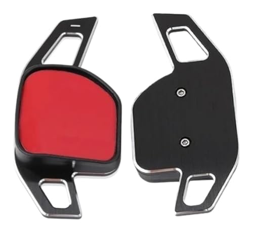 SYGDSGO Car Paddle Shifter Extensions for Audi for A3 S3 8V A4 S4 A5 S5 B8.5 A6 S6 A7 S7 C7 Q5 Q7 2013-2016 Steering Wheel Shift Shifters(Red) Accessories