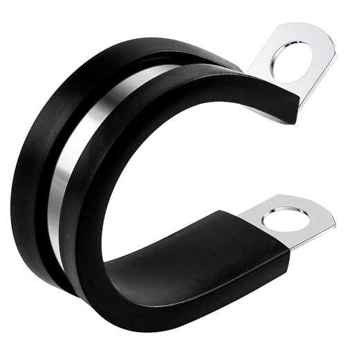 3/8 Inch Rubber Cable Clamp P Clip Pipe Hose Tube Conduit Wire Insulated