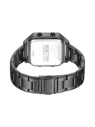 Image of Kenneth Cole Reaction Digital Metal Strap Watch for Women - KRWGJ9008003