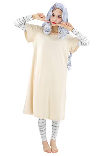 C-ZOFEK Women MHA Eri Cosplay Costume with Arm and Leg Sleeves (X-Small)