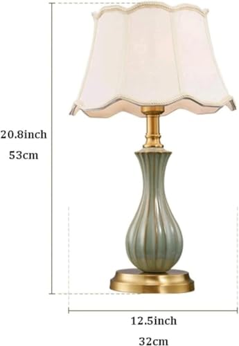 Lampe de table de chevet créatrice d'ambiance chaleureuse en céramique