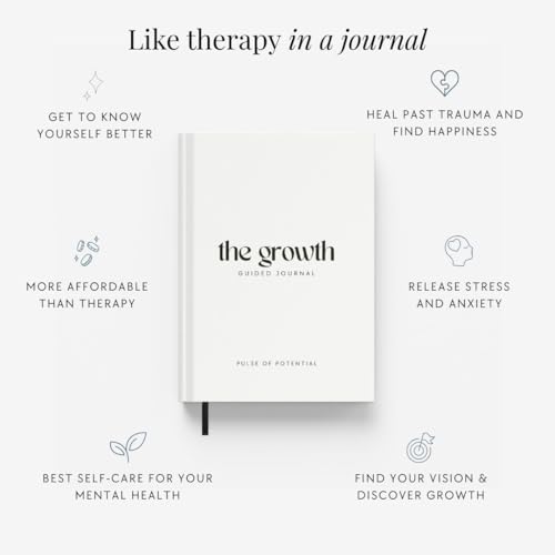 The Growth Guided Journal - Like Therapy in a Journal for Self-Discovery, Healing, Self-Love and Personal Growth - Daily Journal Prompts for Self-Care - Wellness Gift for Men and Women - Image 3