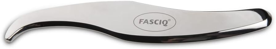 FASCIQ | IASTM Massage Tool Mustache | Instrument Assisted Soft Tissue Release and Mobilization | Surgical Stainless Steel | Required for Myofascial, Soft, Scar and Deep Tissue Massages and Scraping