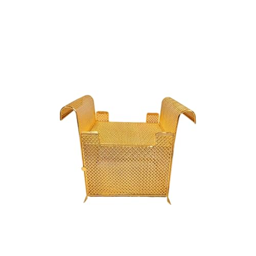 Traditional Eritrean Ethiopian Coffee Service Set, Gold Metal Rekebot Table, Decorative Mesh Pattern, White Porcelain Tea Set, Ornate Design - Image 2