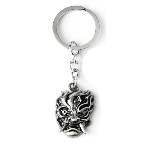 Image of JUSONGKWCP 2 Pcs Cyberpink2077 Keychain Necklace Game Cyberpink2077 Figure Cosplay Accessories Cool Metal Pendant Jewellery (necklace)