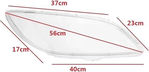 Capuchon d'objectif de phare Mazda 3 haute résistance en polycarbonate gauche - 2