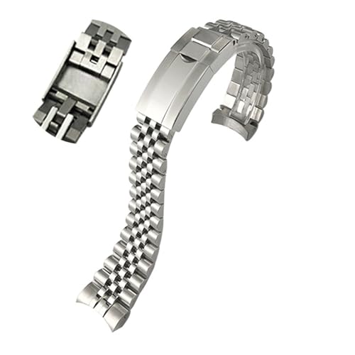 Bracelet de montre en acier 316L maille solide pour Rolex Submariner Daytona