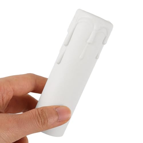 ZUNOXAZ シャンデリアライトカバー ソケットホルダー 12個セット 白 PVC素材 効率的取り外し簡単 ダイニングや廊下に最適 シャンデリア電球対応 [4]