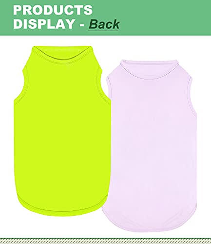Kickred 2 Pack Dog Cooling Shirts, Ice Pet Vest Dog Clothes For Instant Cooling, Ultra Lightweight Breathable Sleeveless T-Shirts For Large Dogs Boy Girl, Xl #TOP2