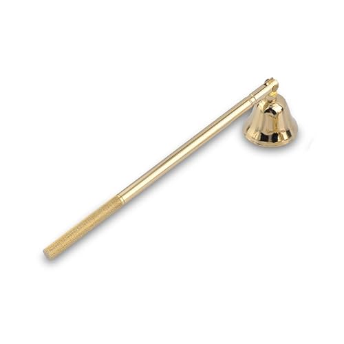 MUXSAM 2in1 キャンドル火消しツール キャンドル消し ロウソク火消し キャンドル火消し スナッファー ウィックディッパー 金