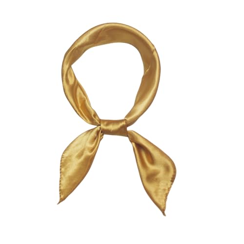 Women Satin Scarf, Satin Hair Bandanas Square Stain Scarf Vintage Head Scarves for Women