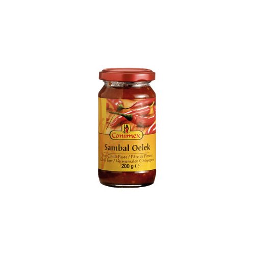 Conimex Sambal Oelek Hot Pepper Paste (Economy Case Pack) 6 Ounce Jar (Pack of 6)