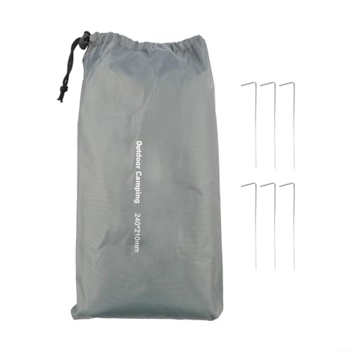 Tapis de tente imperméable 2000mm aux bords renforcés pour bivouac - 4
