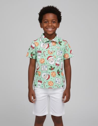Image of Unique Baby Moisture Wicking Kids Polo Shirts for Toddler Boys Polo Shirt
