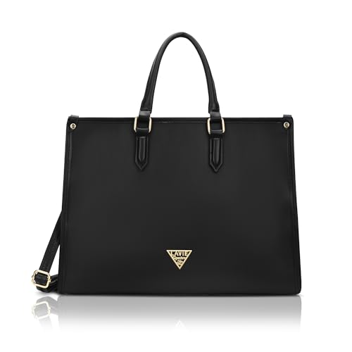 Image of Lavie Signature Women's Madisson Box 15 Inch Laptop Tote Handbag | Tote Bag for Work | Ladies Purse | Stylish Shoulder Bag | Gift for Women