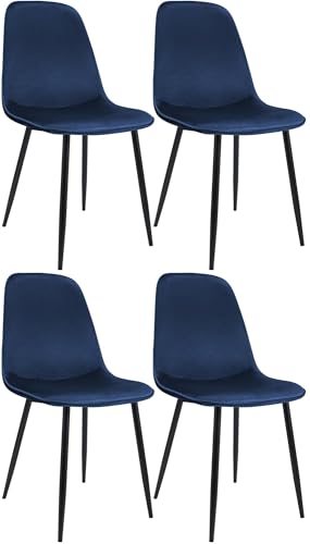 CLP Chaise de Salle à Manger, Lot de 4, rembourrées Maryam, Chaise de Cuisine avec Dossier,...