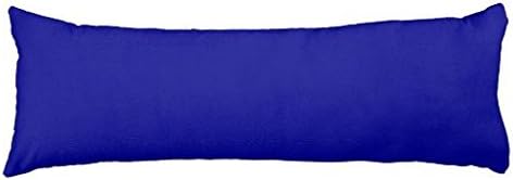 Zauxina Dark Blue Body Pillow Case Cool Pillow Cover Cotton Cushion Cover for Home Decorative 20x54 Inch