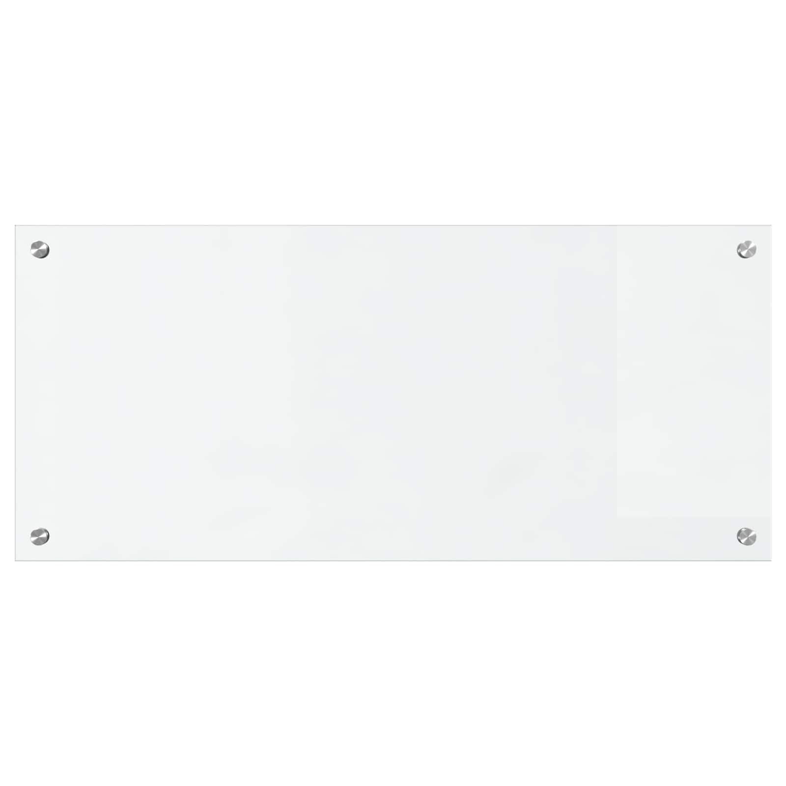 Panel posterior de cocina 90 x 40 cm transparente de vidrio templado – Protección contra salpicaduras para cocina y fogones