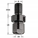  Chuck w/out Spannzange S = M16 x 2 Für S = 6–6,35–8-9.5 mm 796.160.00