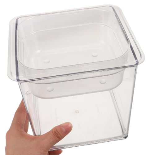 Pecera transparente Beavorty de plástico para escritorio y hogar 5