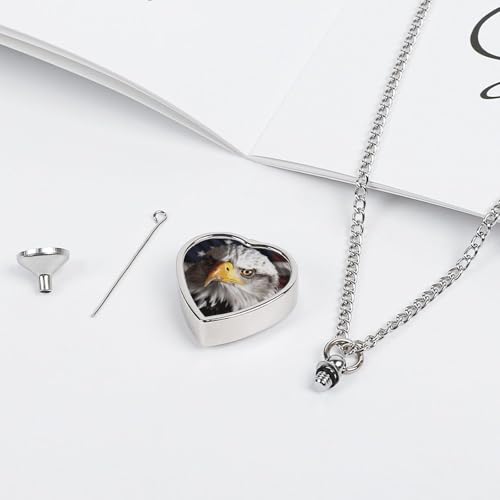 Collier urne funéraire étanche, pendentif cœur pour cendres de chien et chat