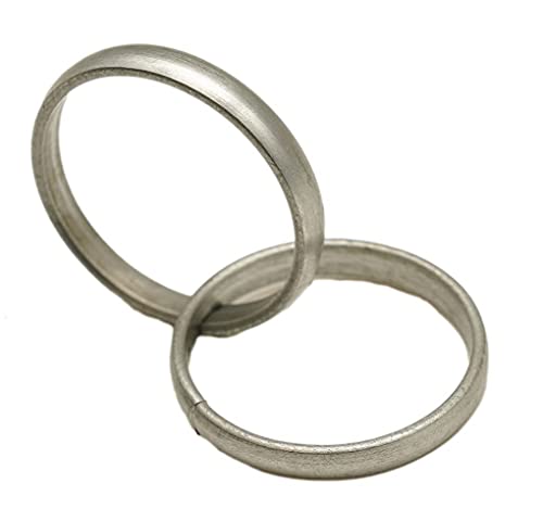 SSR Pure Iron Shani Horse Shoe Adjustable Ring for Men and Women for Good Luck/Evil Energy Good Luck/Prosperity/Happiness/Positivity Vishnu Chakra Ring For Success Set of 2, Iron, iron