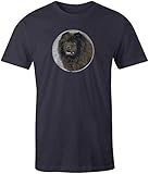 Arwick Store Chow Dog Puppy Short Sleeve T-Shirt Vintage Navy