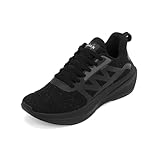 JOMIX Scarpe Casual da Uomo All'aperto Scarpe da Ginnastica Leggere e Confortevoli Tomaia in Mesh Traspirante MFK250539-1 (Nero,42)