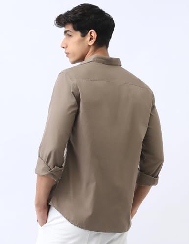 Image of Urbano Fashion Men's Cotton Full Sleeve Regular Fit Casual Solid Shirt