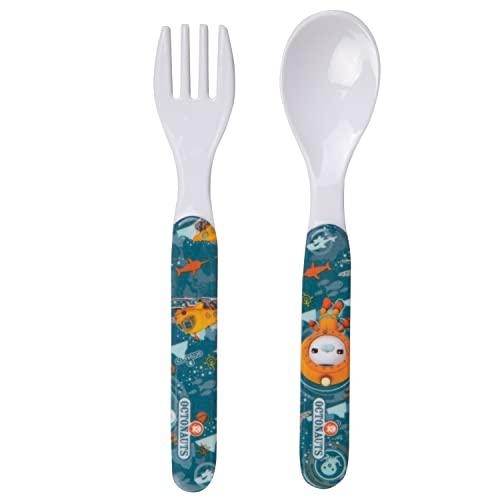 Octonauts 5 Pc Mealtime Feeding Set For Kids And Toddlers -Includes Plate, Bowl, Cup, Fork And Spoon Utensil Flatware -Durable, Dishwasher Safe, Bpa Free -Perfect For Back To School, Travel, On-The-Go #TOP4