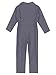 DINORMIN Kids Boys Girls Long Sleeve Mechanic Coveralls Jumpsuit Cosplay Fancy Party Dress Up Flight Suit Grey 6 Years