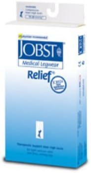 JOBST Relief 15-20 mmHg Knee High Moderate Compression Stockings Beige / Extra Large - Full Calf / Regular