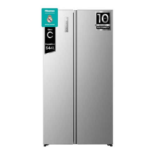 Hisense RS3P558NEIC - Frigorífico, Volumen total de 544L, 37dB, Total No Frost, SuperCool, Big Box, Sensor de temperatura