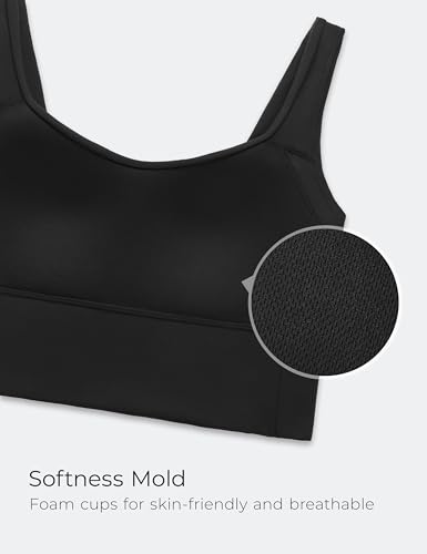 CRZ YOGA Softness Mold Butterluxe Longline Sports Bras for Women - Molded Cup V Neck Yoga Clothes Workout Crop Tank Top3