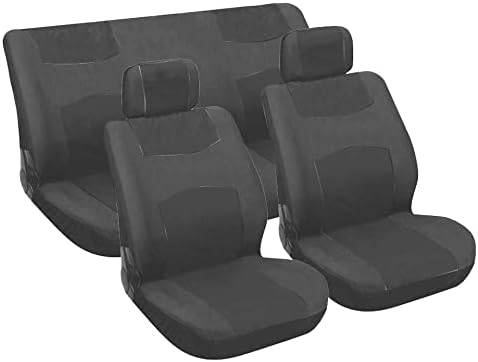 Carpoint 0310051 6-Piece Car Seat Cover Set Black image 4