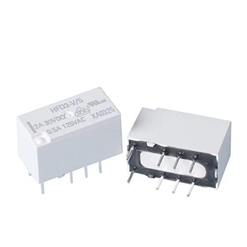 Relais HFD3-V/5 anti interférence relais de signal ultra-petit double conversion 0.5A