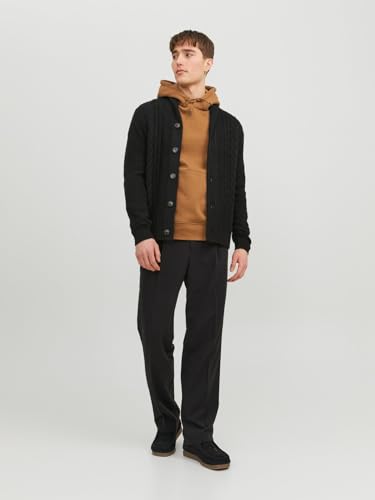 Image of JACK & JONES Men Acrylic Blend Collared Neck Casual Sweater