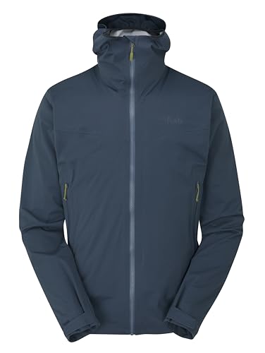 Image of Rab Men's Kinetic 2.0 Hooded Waterproof Lightweight Jacket for Hiking and Trekking