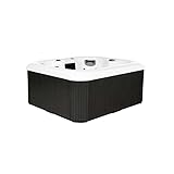 Home Deluxe - Outdoor Whirlpool - SEA Star Pure - Maße 180 x 160 x 79 cm - Inkl. Heizung, 19 Massagedüsen und 15 Lichtquellen I Außen Whirlpool Spa für 4 Personen Home Deluxe - Outdoor Whirlpool - SEA Star Pure - Maße 180 x 160 x 79 cm - Inkl. Heizung, 19 Massagedüsen und 15 Lichtquellen I Außen Whirlpool Spa für 4 Personen