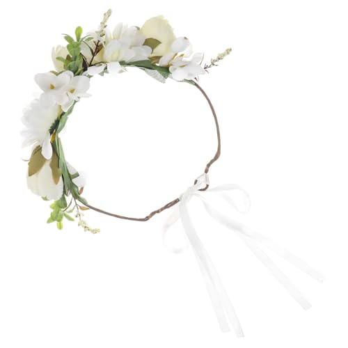 UPKOCH Flower Crown for Dogs Floral Headband Lightweight and Comfortable Design Versatile Pet Accessories for Fashionable Outfits and Special Occasions