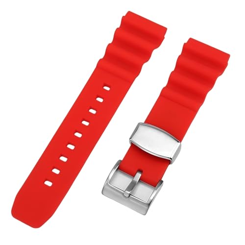 Bracelet Remplacement Silicone 22mm compatible Seiko 5 Diver-Style Abalone