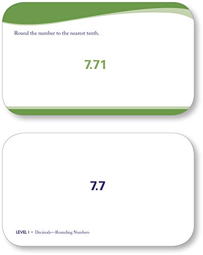 5Th Grade Math Flashcards: 240 Flashcards For Improving Math Skills (Decimals, Fractions, Percents, Adding And Subtracting Fractions, Geometry) (Sylvan Math Flashcards) #TOP2