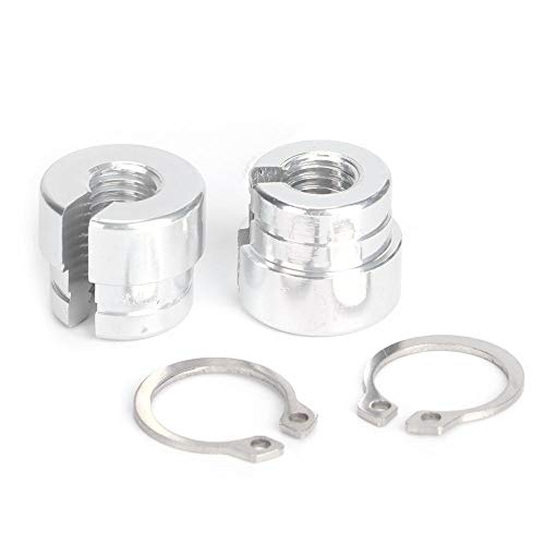 Throttle Cable Bushings Kit Aluminum 8mm 10mm Cable Guide Bushings for E30 E28 E36 E39 M20 M30 M50 S14 M60 Engine Throttle Linkage Replacement