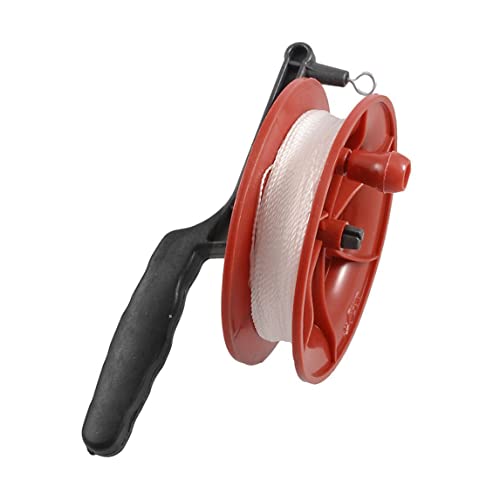 Carrete de Cometas livianas, Carrete de devanado de Cuerda de Kite de Bobina, Rueda de Agarre con Suministros de Cometas de Cuerda de 100 m