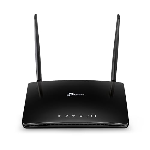 TP-Link Archer MR202 LTE Router, 4G Router SIM Karte, WLAN Dual-Band AC750, 4G Cat4 bis zu 150 Mbit/s, 4 Ports, Plug and Play, MU-MIMO, TP-Link One Mesh