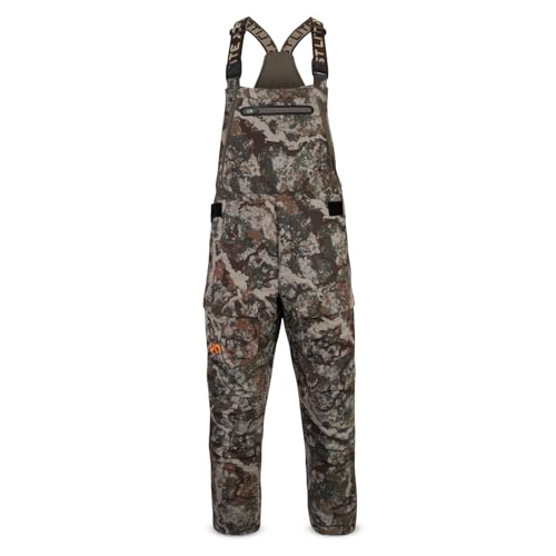 First Lite Men's Sanctuary 2.0 Insulated Bib Pant - Windproof Softshell Camo Hunting Bibs
